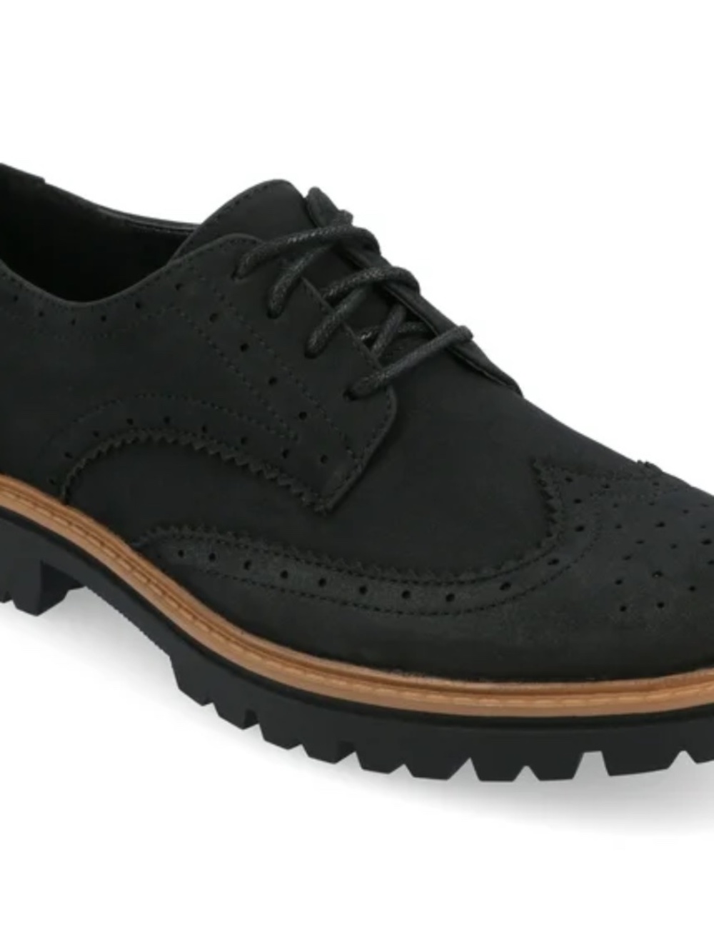 Journee Collection Claudiya Women's Flat Shoes Black , Exotic leather